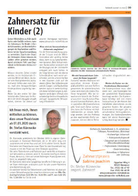 Zahnersatz für Kinder (2)