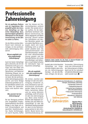 Ein neues Lächeln mit schönen Zähnen!