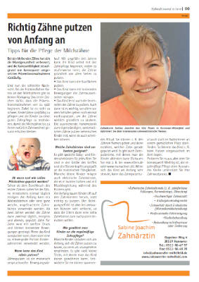 Richtig Zähne putzen von Anfang an