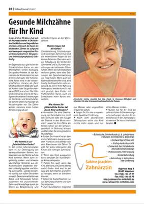 Gesunde Milchzähne für Ihr Kind